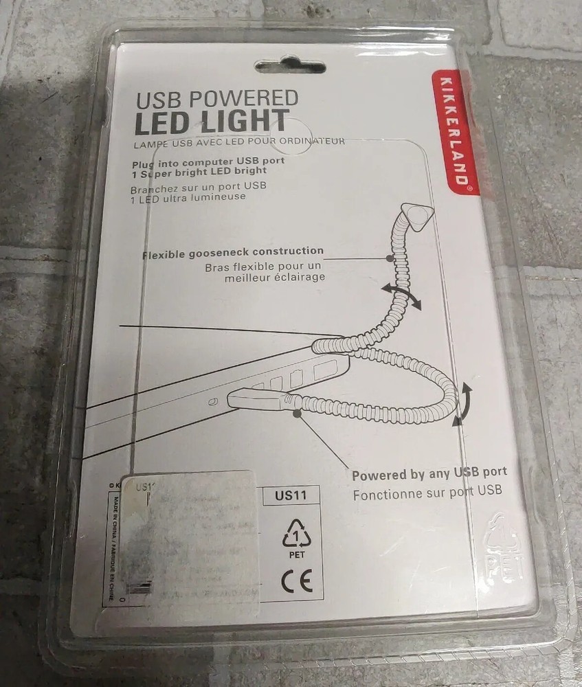 NEW Kikkerland Usb Powered Led Computer Light