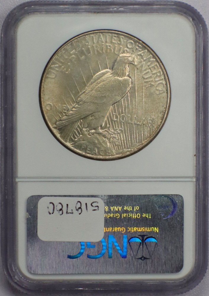 1934 Peace Dollar - NGC MS 62