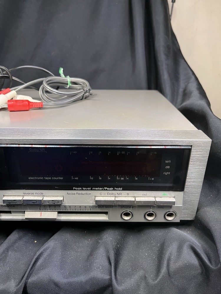 Technics Stereo cassette deck RS-B49R Quick auto reverse tape no screen