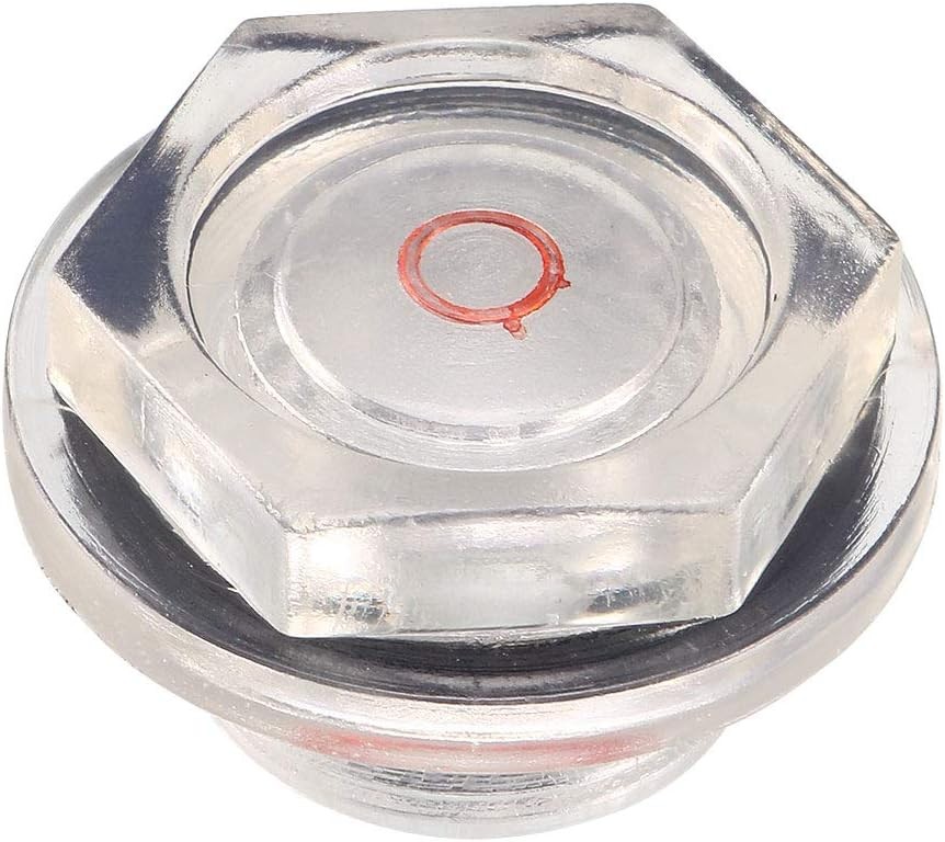 uxcell G3/4 Thread Air Compressor Sight Glass Oil Indicator