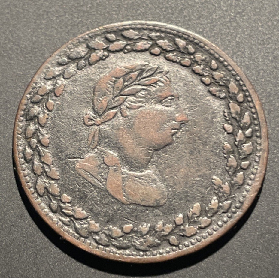 1812 Half Penny Token Lower Canada Quebec Lot 1C