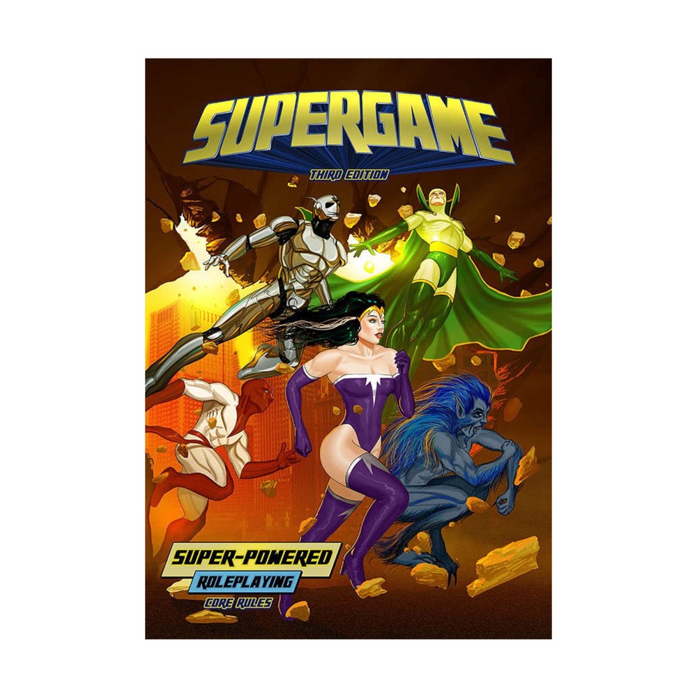 Precis Intermedia RPG Supergame - Super-Powered RPG (3rd Ed) New