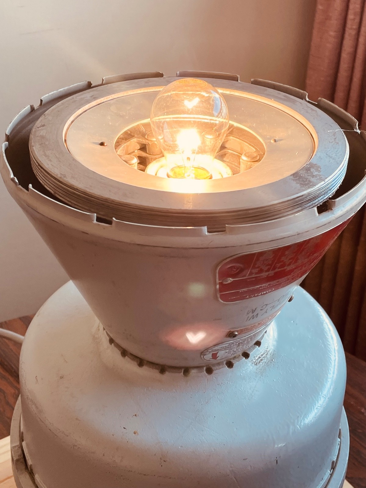 Table Lamp Appleton Codemaster, converted to regular bulbs Explosion proof