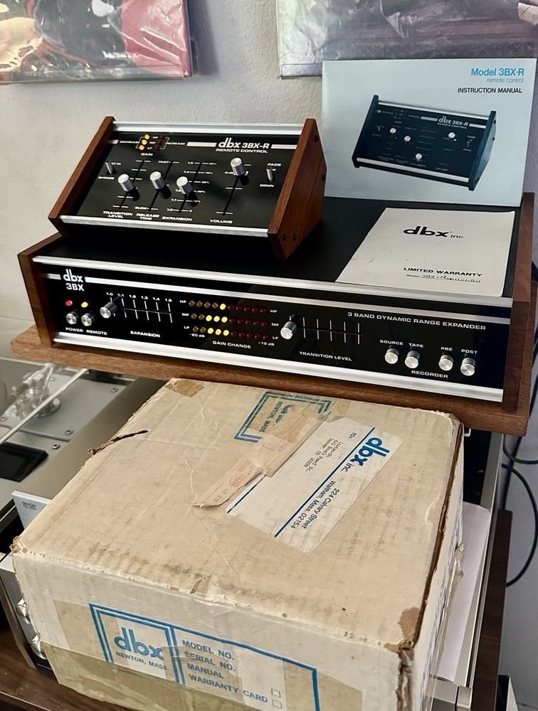 Vintage 3BX Dynamic Range Expander with 3BX-R Remote & Box - Mint Condition