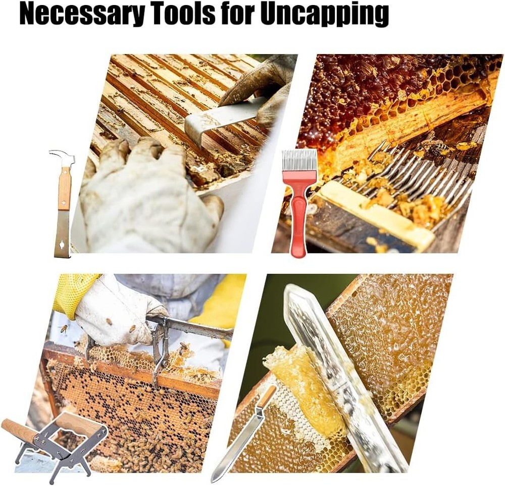 Ultimate Beekeeping Supplies Kit: Smoker, Uncapping Tools & Beekeeper Veil