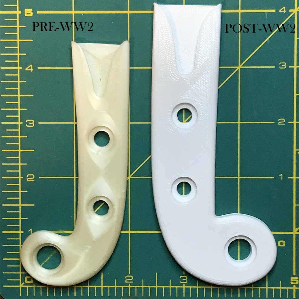 Pre-WW2 USMC Mameluke Replica Plastic Sword Grips (Pair)