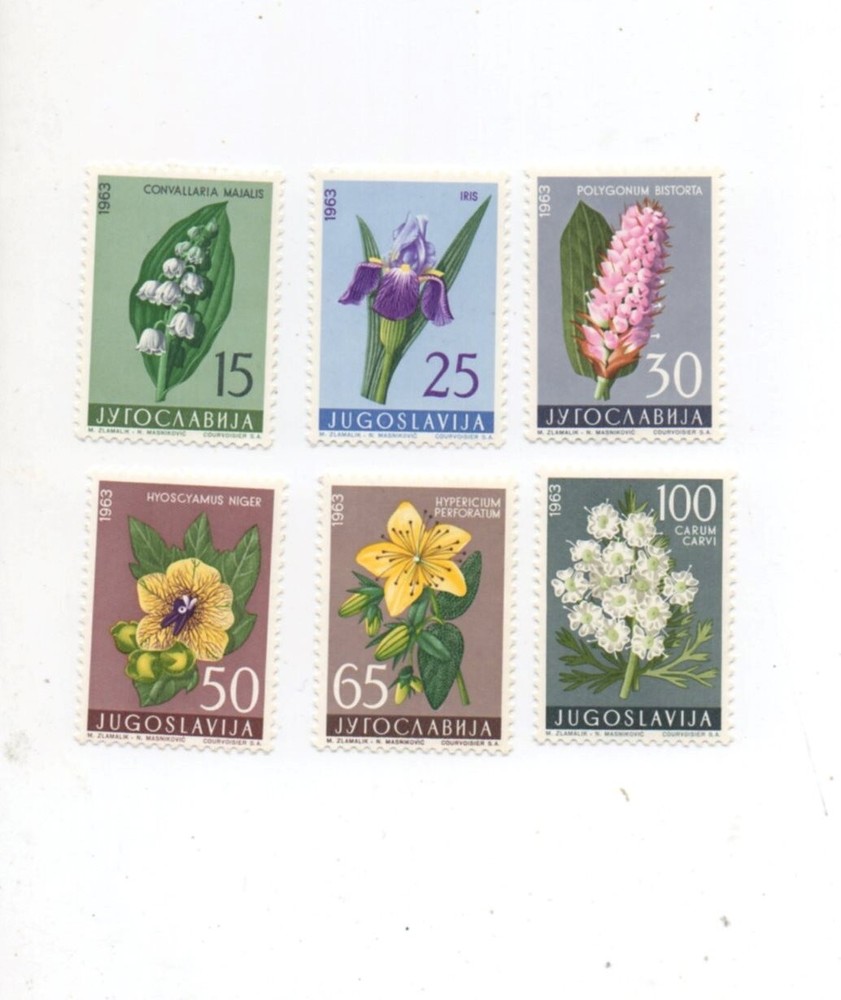 Yugoslavia MNH mint never hinged Scott 689-94