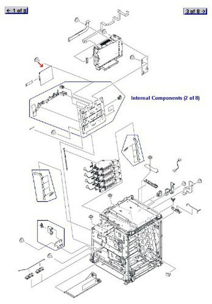 HP CLJ 4730 DC Controller RM1-2346-RO