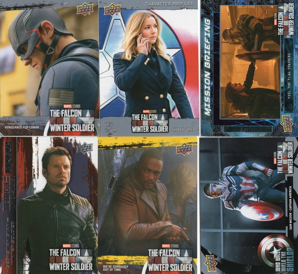 2022 Upper Deck The Falcon & The Winter Soldier - Base, Parallel & Insert Cards