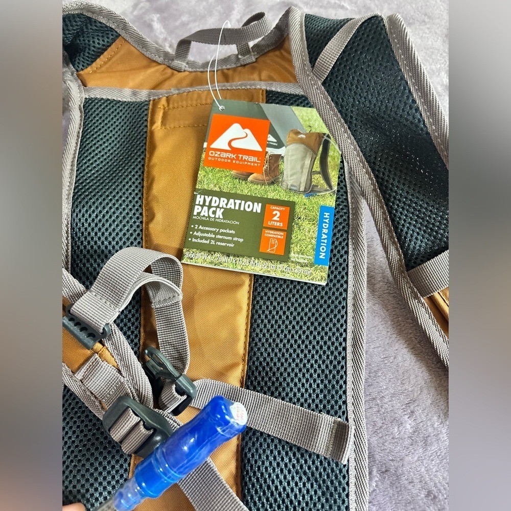 Ozark Trail Brown and Gray Backpack