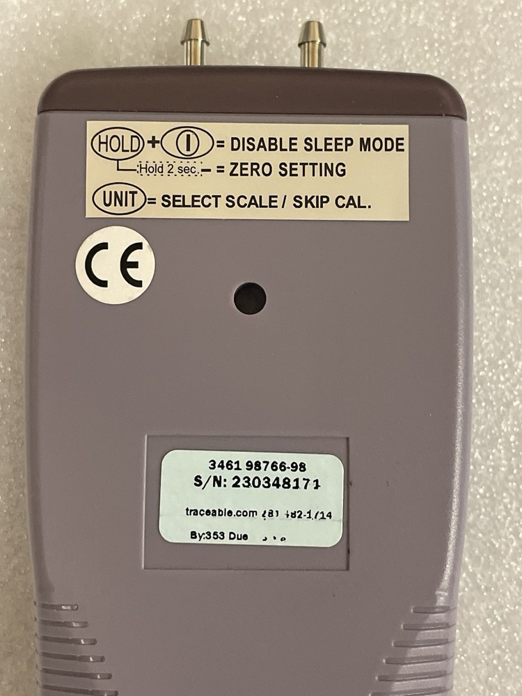 Traceable Digital Manometer Range:0 - ±15 psi