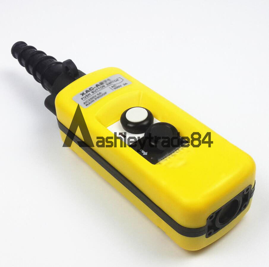1PC New Pendant Control Stations Crane XAC-A281 2 Pushbutton Switch AC250V 5A