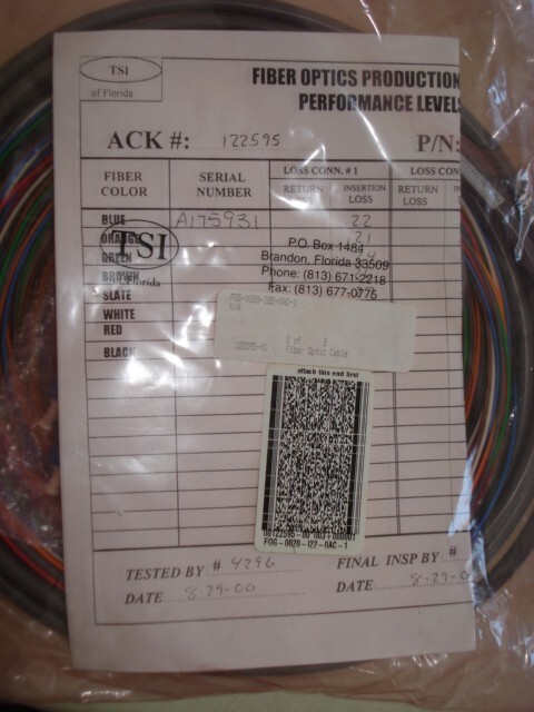 Simplex fiber optic cables
