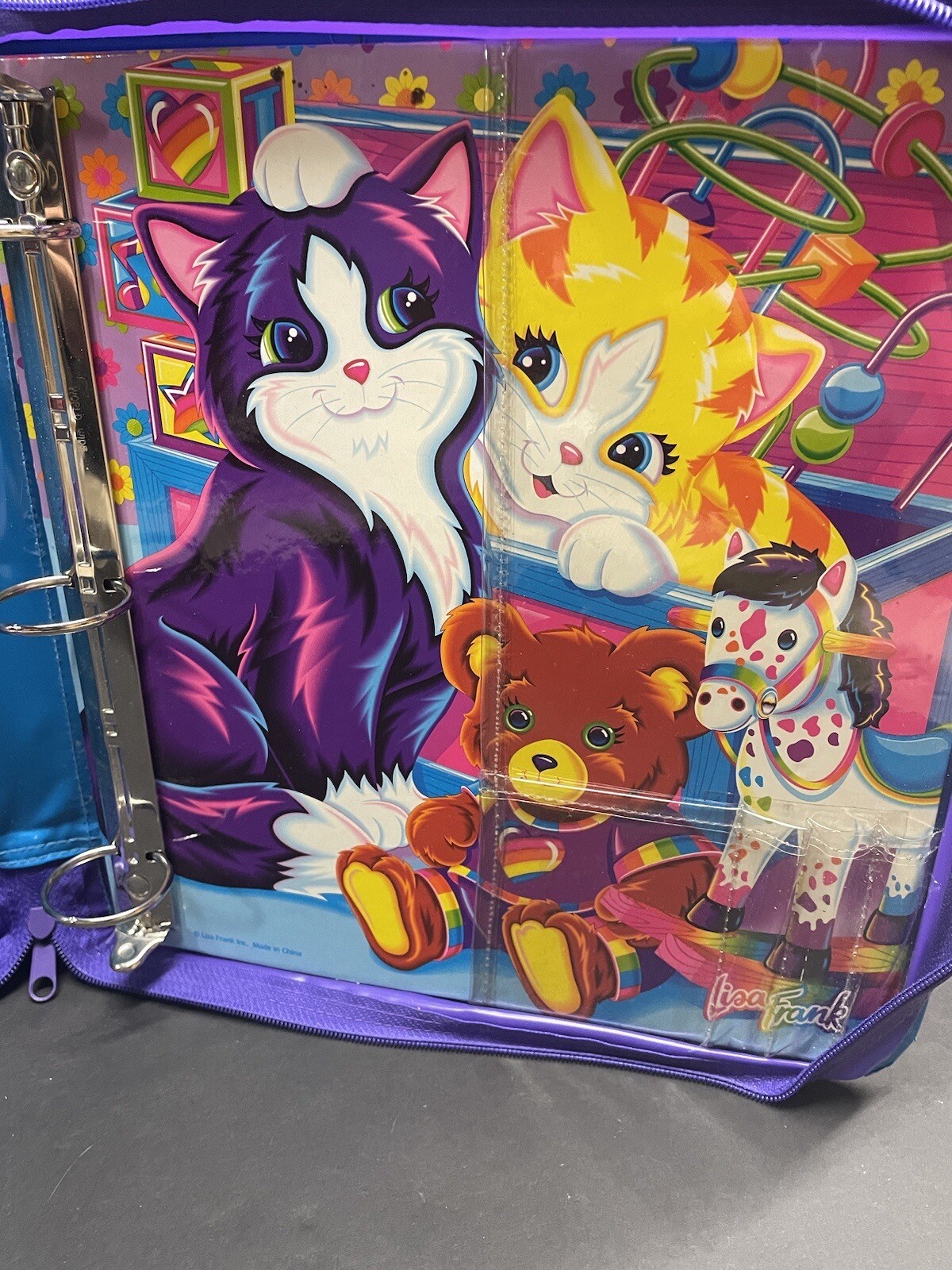 Vintage Lisa Frank Large Trapper Keeper Good Shape VHTF