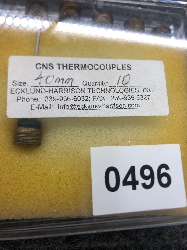 Ecklund Harrison Technologies T Type Thermocouple 40mm 2" overall