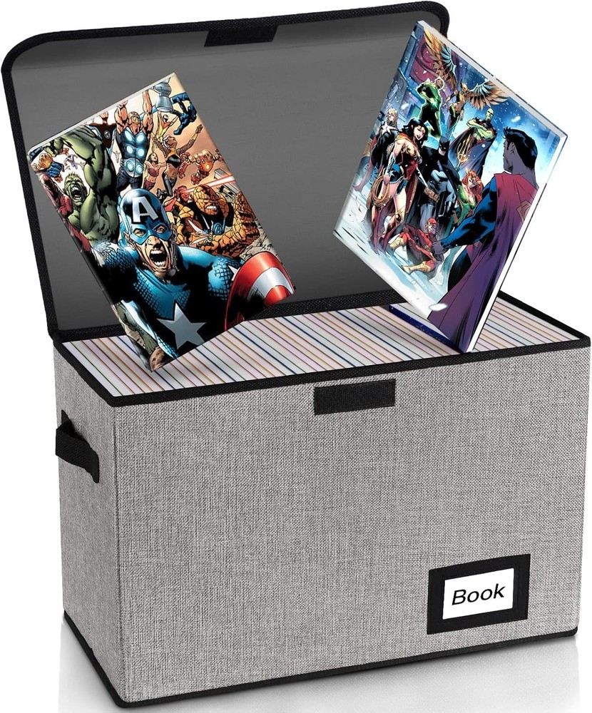 Water-Resistant Comic Short Box - Stores 160-180 Comics Securely
