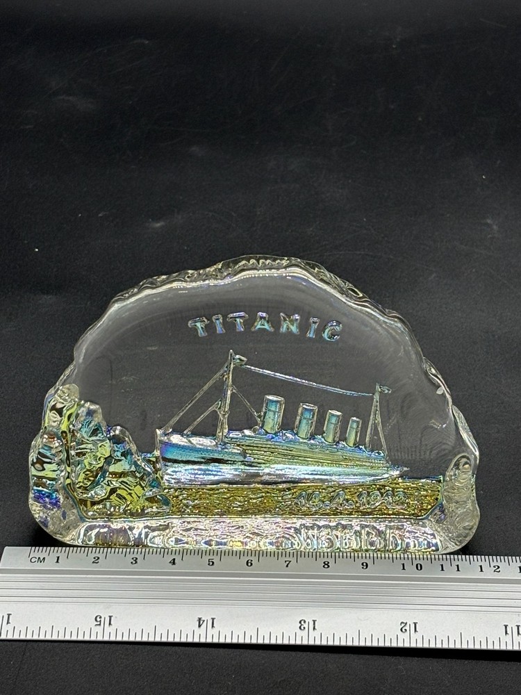 Titanic Glass Souvenir