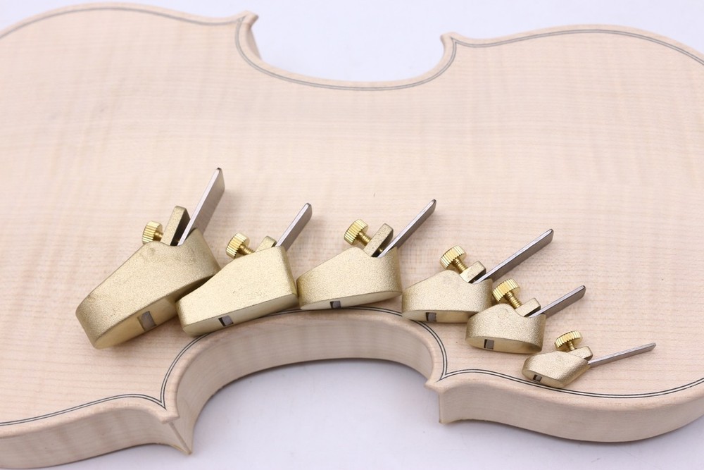 1set (6PCS)Brass Planes Tool Luthier Tools Violin Special Tools High Quality