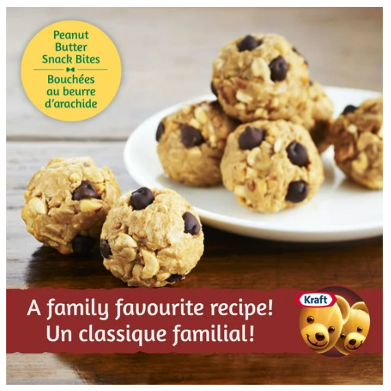 Kraft Only Peanuts All Natural Crunchy Peanut Butter, 750g (2 Pack)