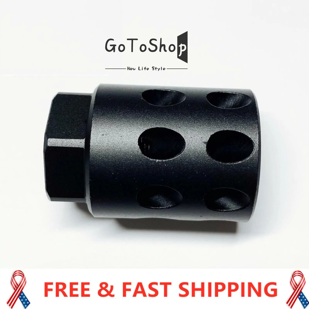 Muzzle Brake 1/2x28 TPI Compensator For 9mm Glock