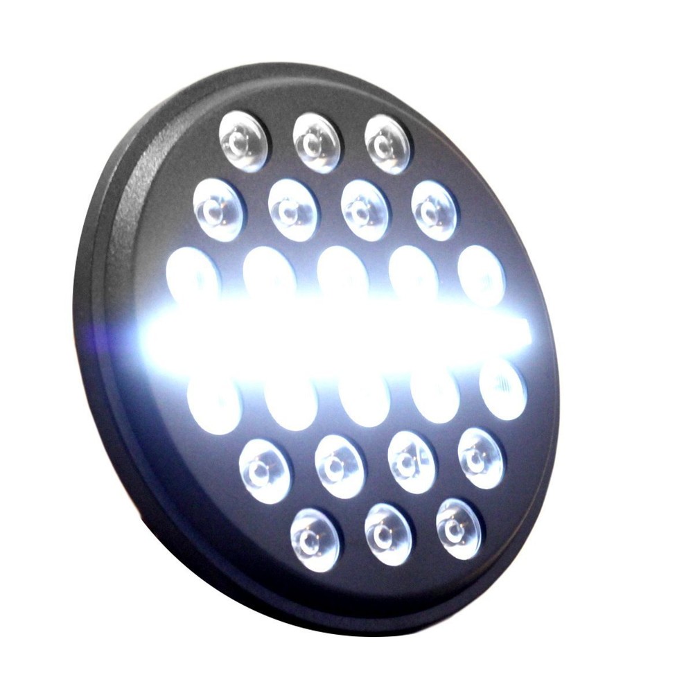 7" Black Multi LED Projection Headlight for Harley Softail Touring Glide Indian