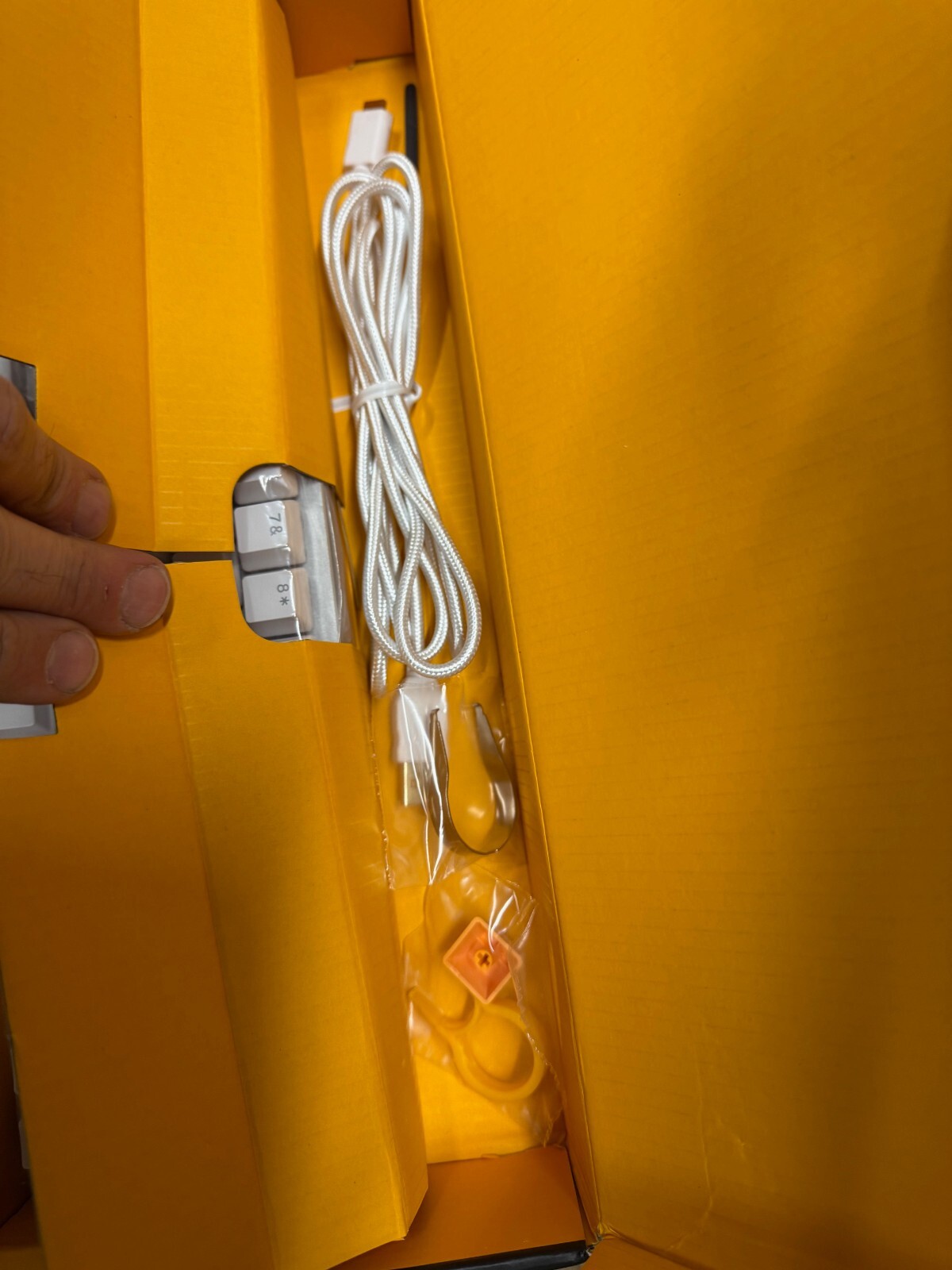 OB Glorious - GMMK 2 Prebuilt 65% Wired Gaming Keyboard - White GLO-GMMK2-65-FOX