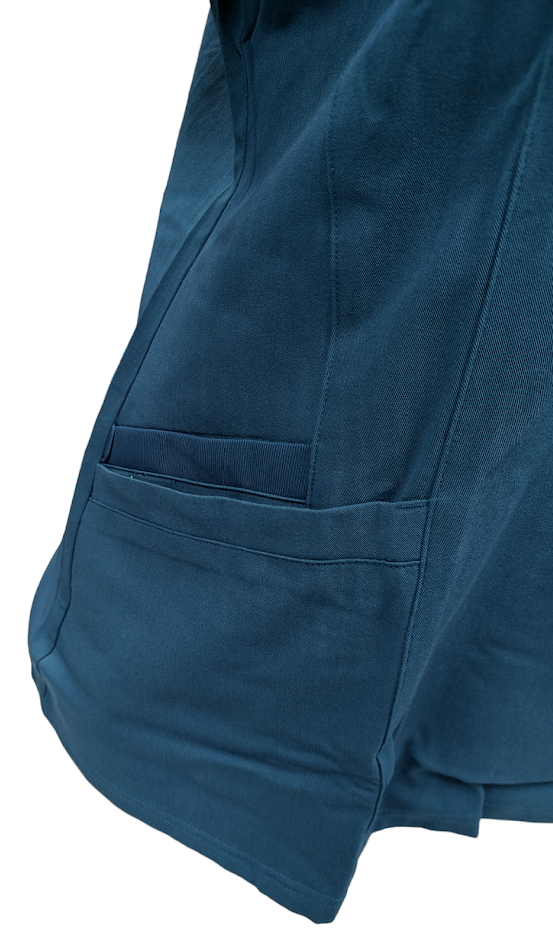 WonderWink Aero Women's Flex Back V-Neck Scrub Top V6129- Caribbean Blue