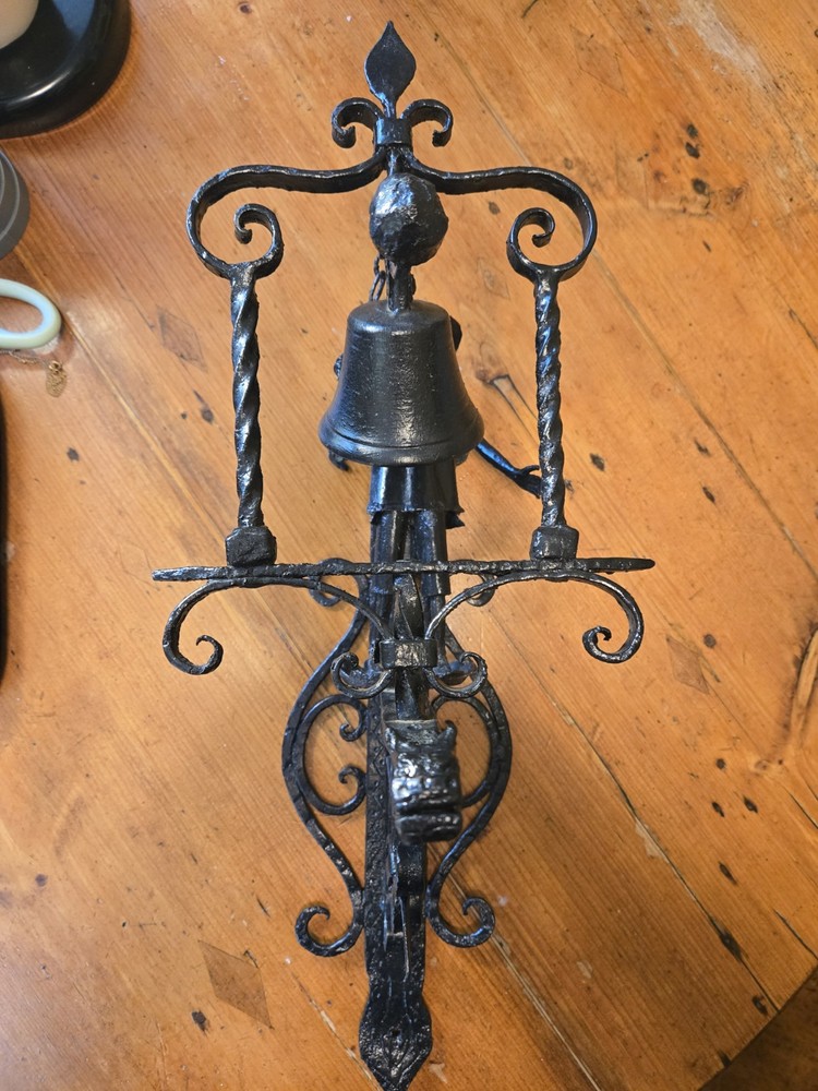 Vintage Wrought Iron  Decorative  Knocker