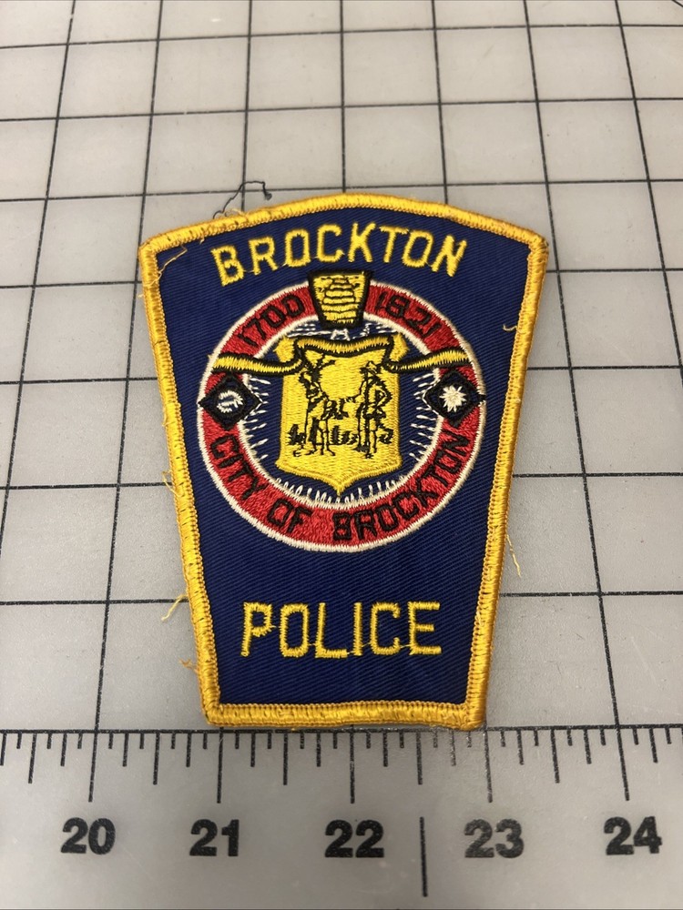 Brockton Massachusetts Police Patch