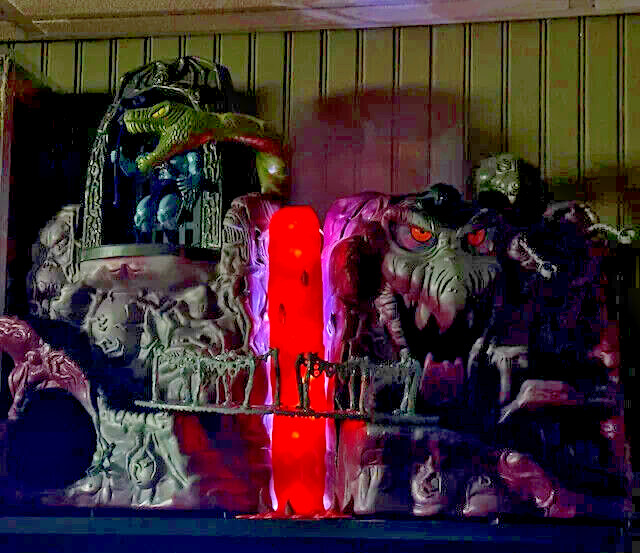 Lava Fall For   Original Snake Mountain  and  it lights up MOTU He-man