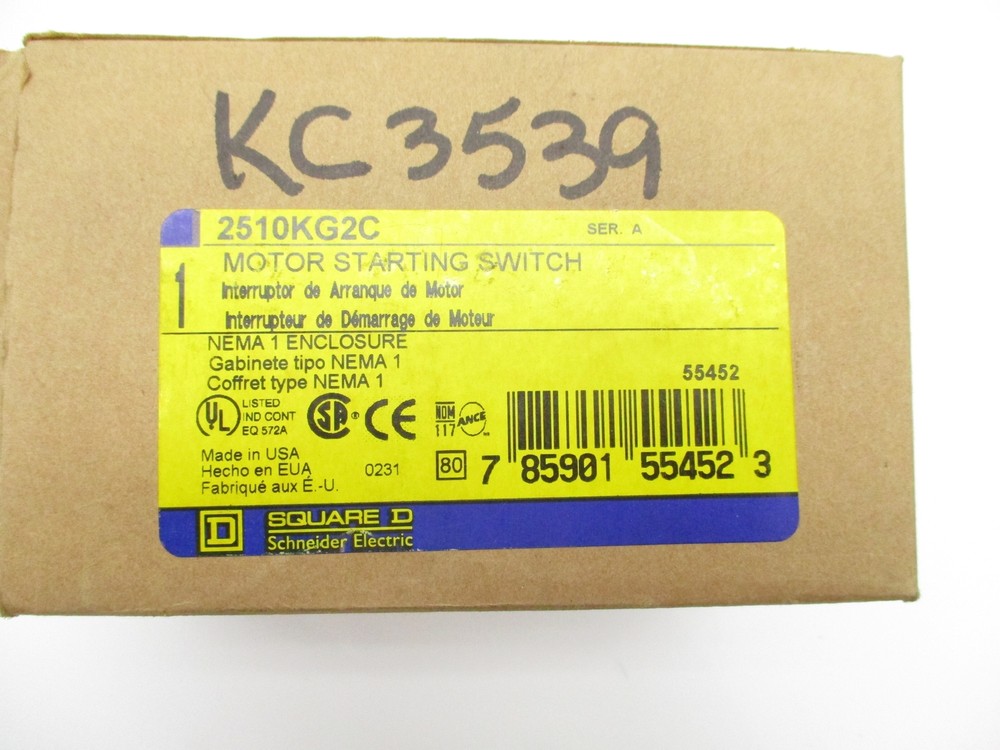 SQUARE D 2510KG2C SER. A NSMP