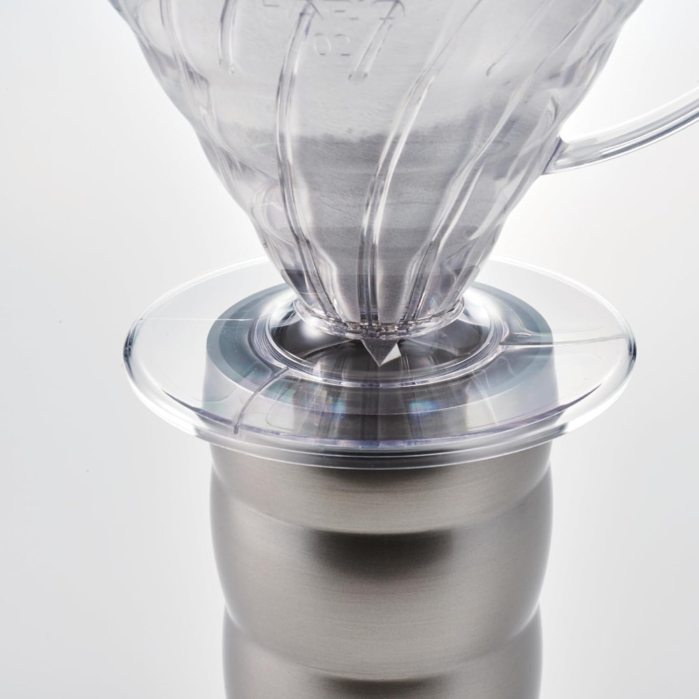 V60 Plastic Coffee Dripper, Size 02, White