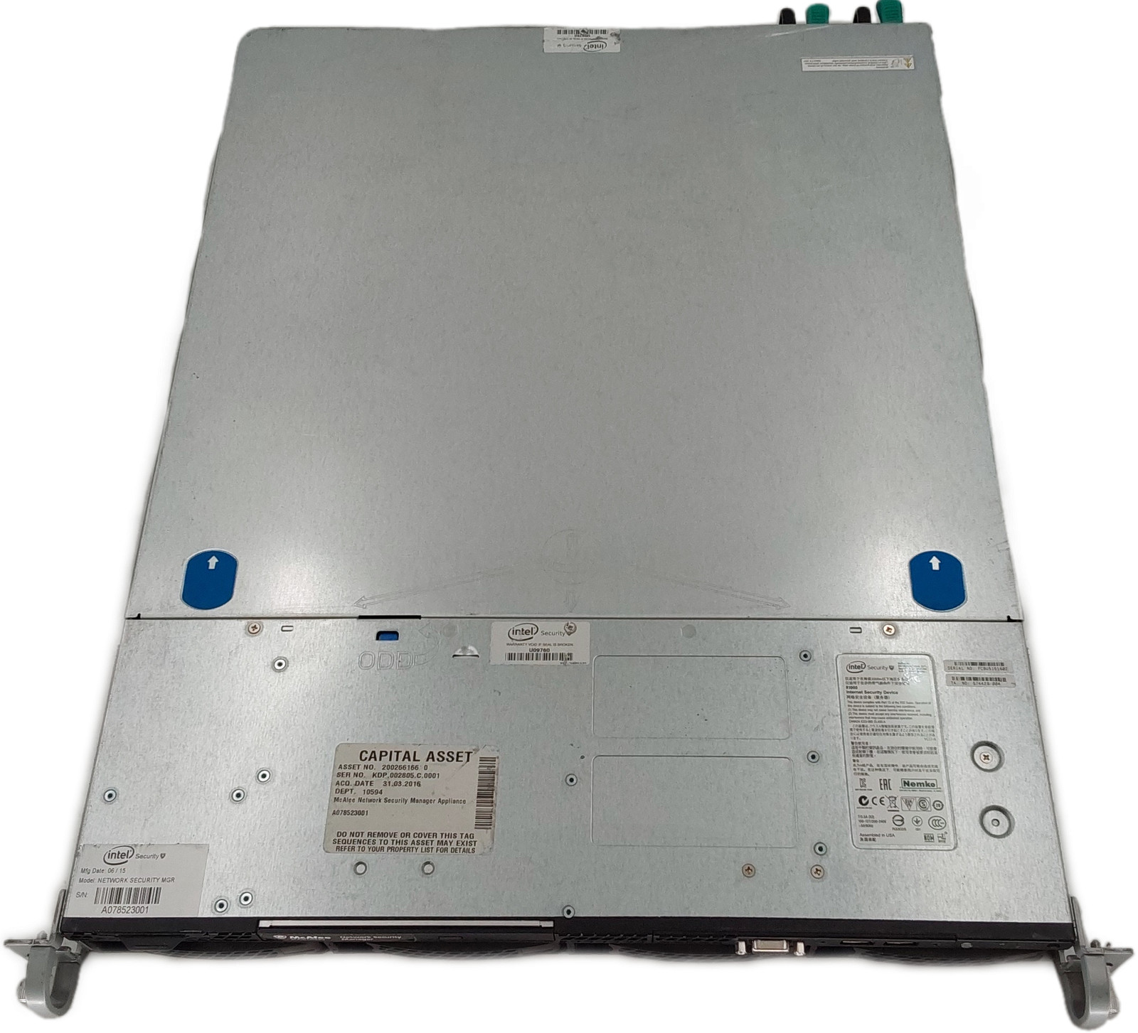 Intel McAfee R1000 Internet Security Firewall Device 2.5GHz