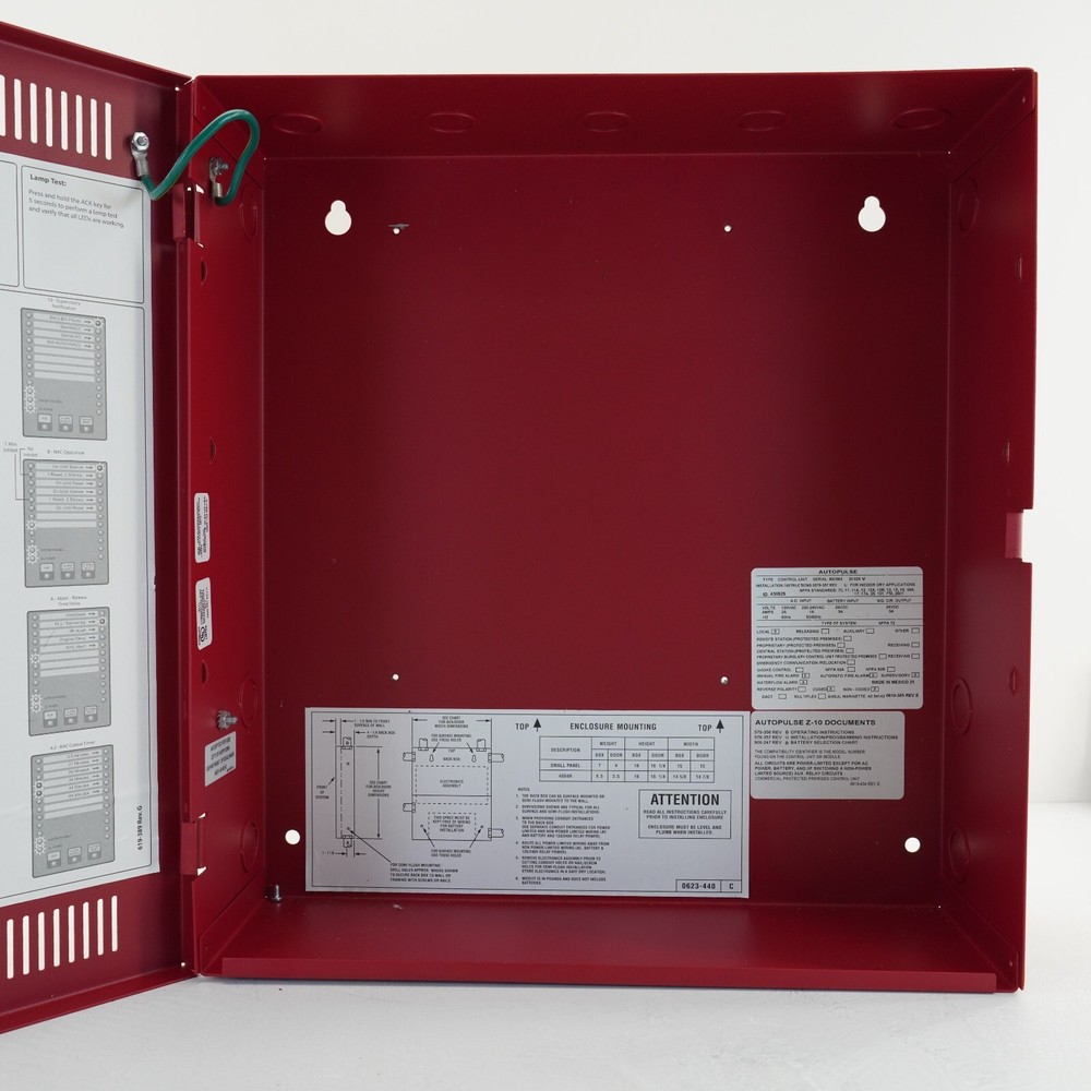 Ansul AutoPulse Z10 Agent Release Control System Panel fire alarm empty