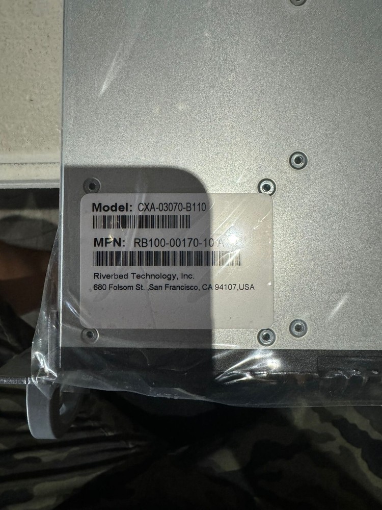 Riverbed Steelhead CXA-03070-B010 Application Accelerator