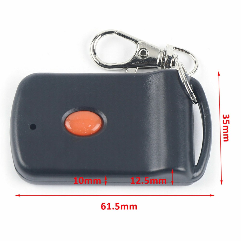 2PC Remote Control Garage Door Gate Opener Transmitter 10 Digit Pins Code 300MHz