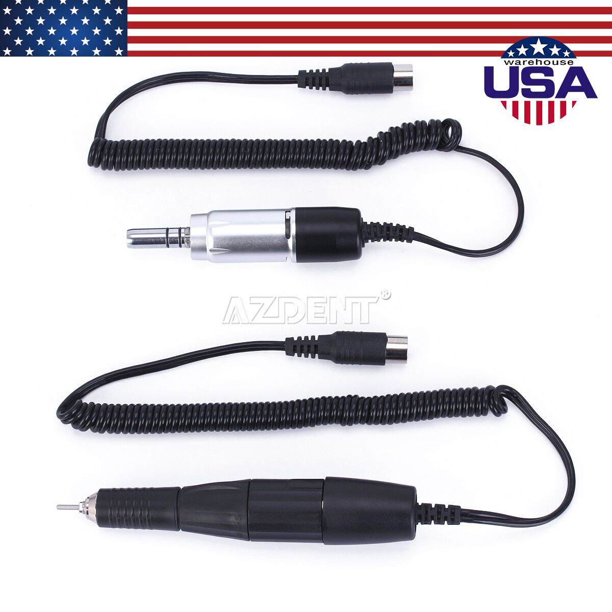 Dental Electric Micro Motor Handpiece 35000 RPM Standard E-Type / Plastic Grip