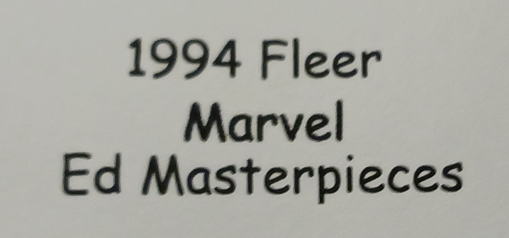 1994 Fleer Ed Marvel Masterpieces PowerBlast PB3 Cable
