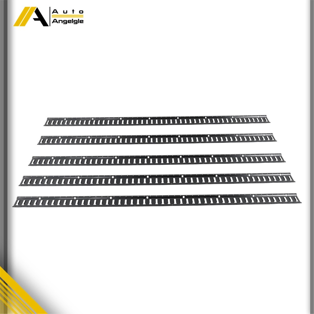 5 Pack 8' E Track Tie Down Rail Kit For Garages Vans Trailers Tie Downs