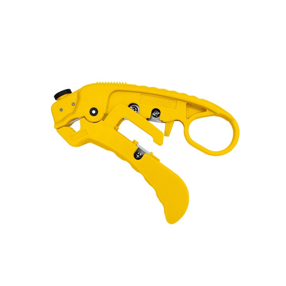 Simply45 Professional Adjustable LAN Cable Stripper & Cutter for Shielded & U...