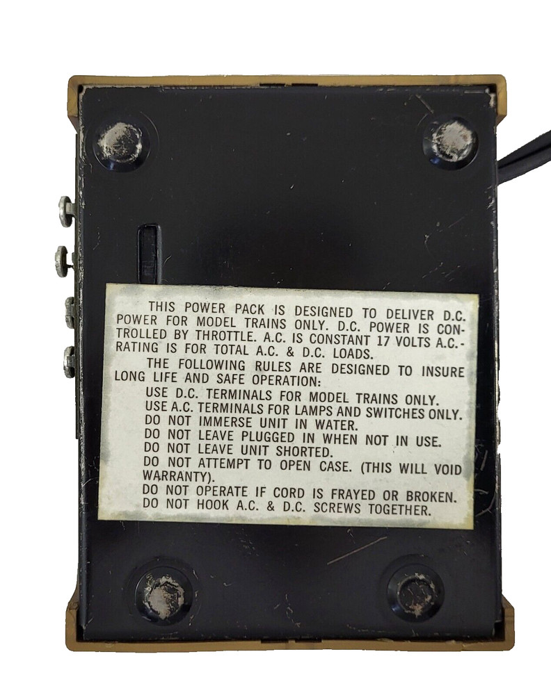 TYCO HO Train Hobby Transformer Model 895