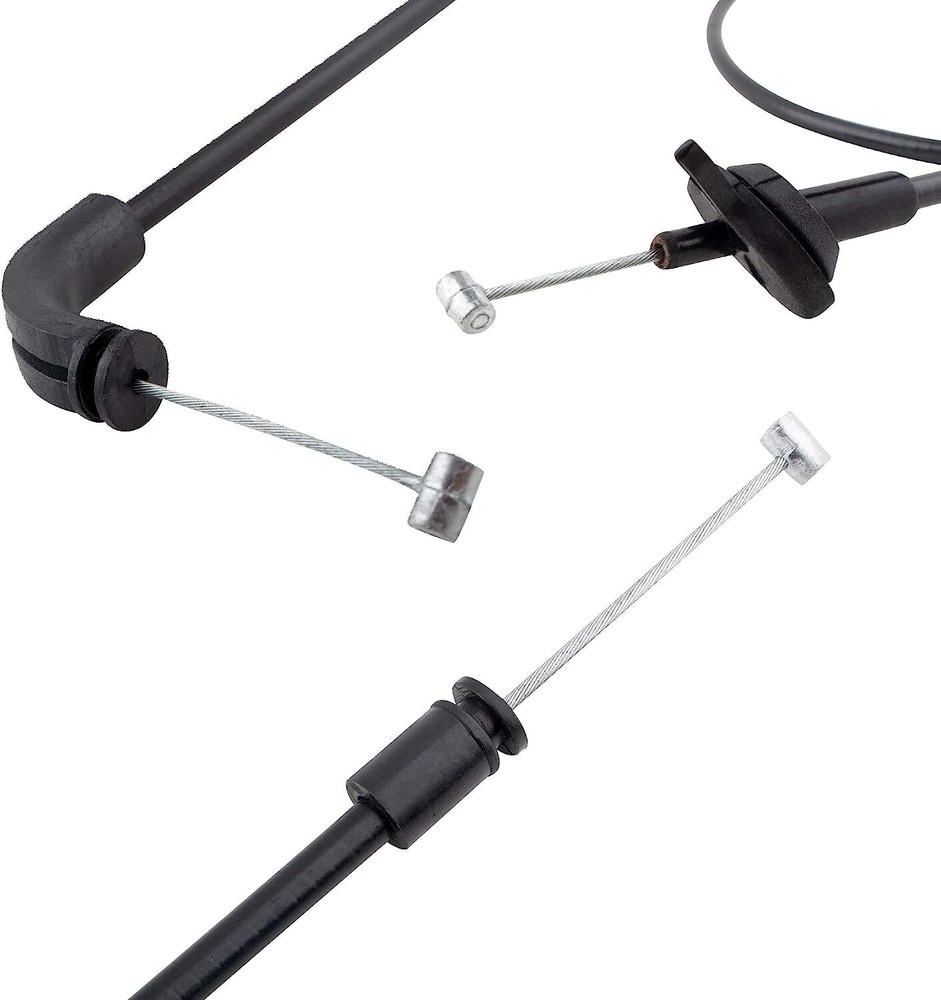 3PCS Engine Hood Release Cable Bowden Cable Kit For BMW E65 E66 7er 51237197474