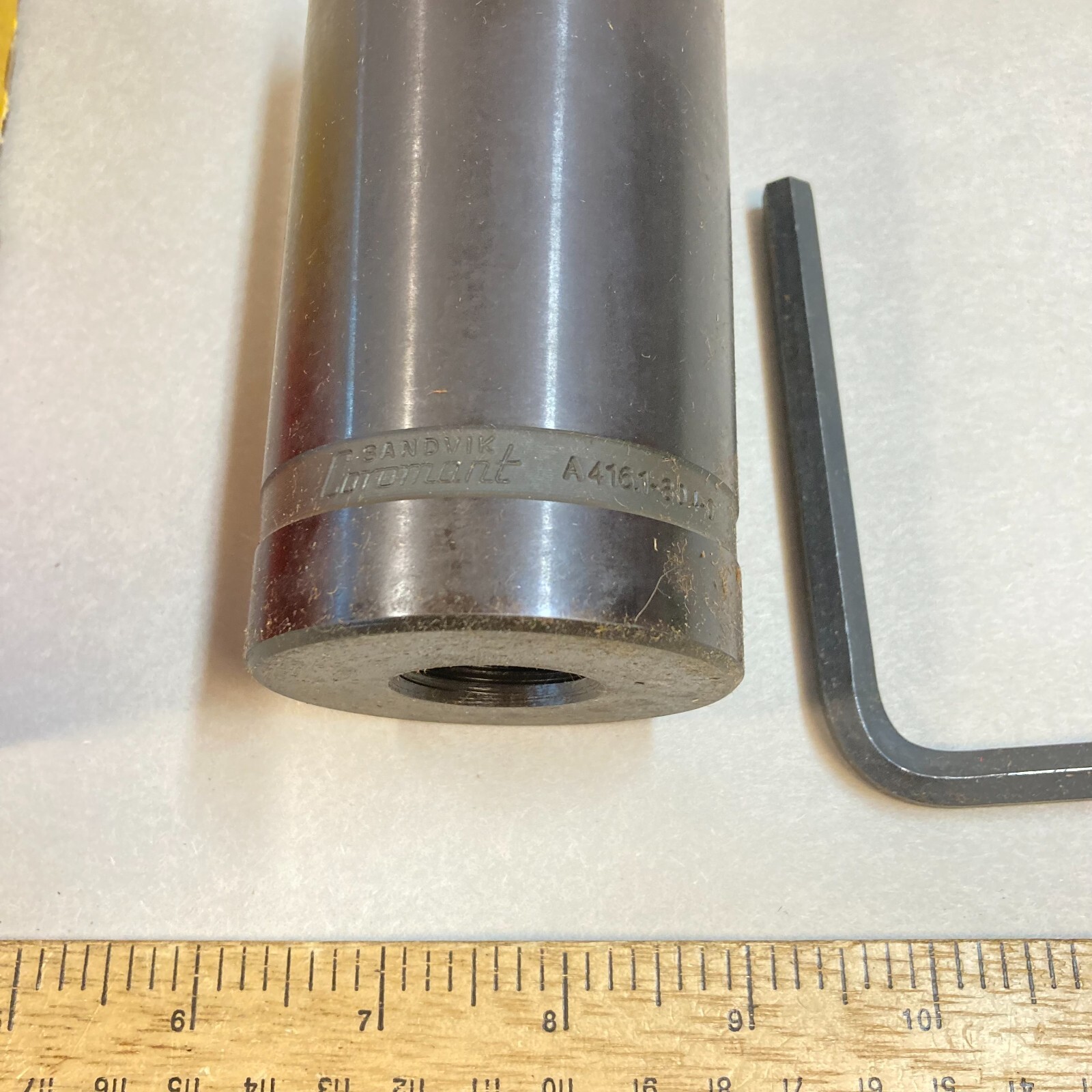 Sandvik Coromant Drill Holder #A416.1-804-0 1" Threaded Shank