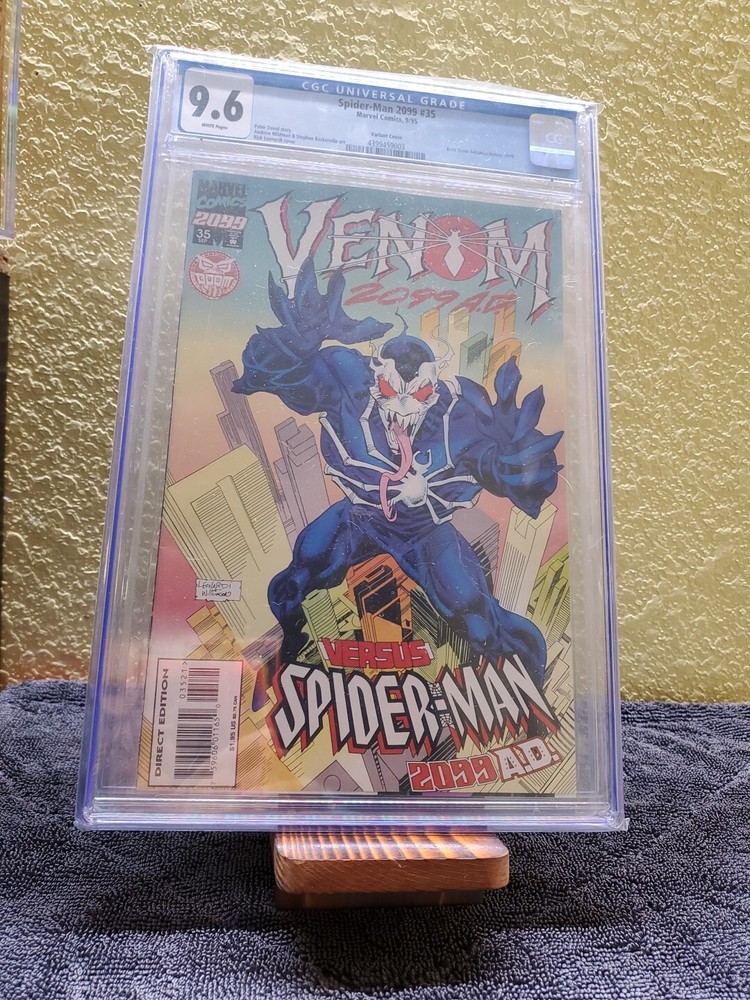 Custom Handmade 🧩 Solid Wood 🪵 Comic Book Display - Phone Holder - CGC Book🔥