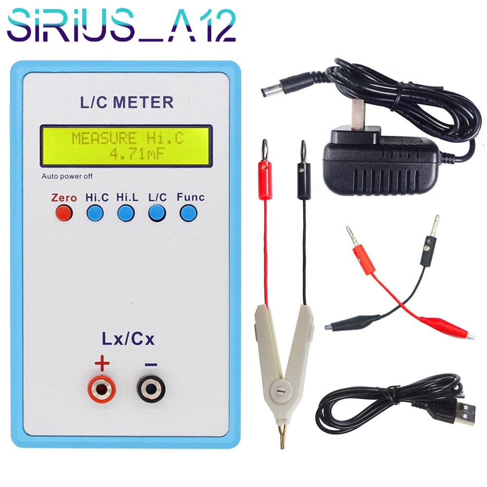 Handheld LC Inductance Capacitance Measuring Instrument High Precision Inductor