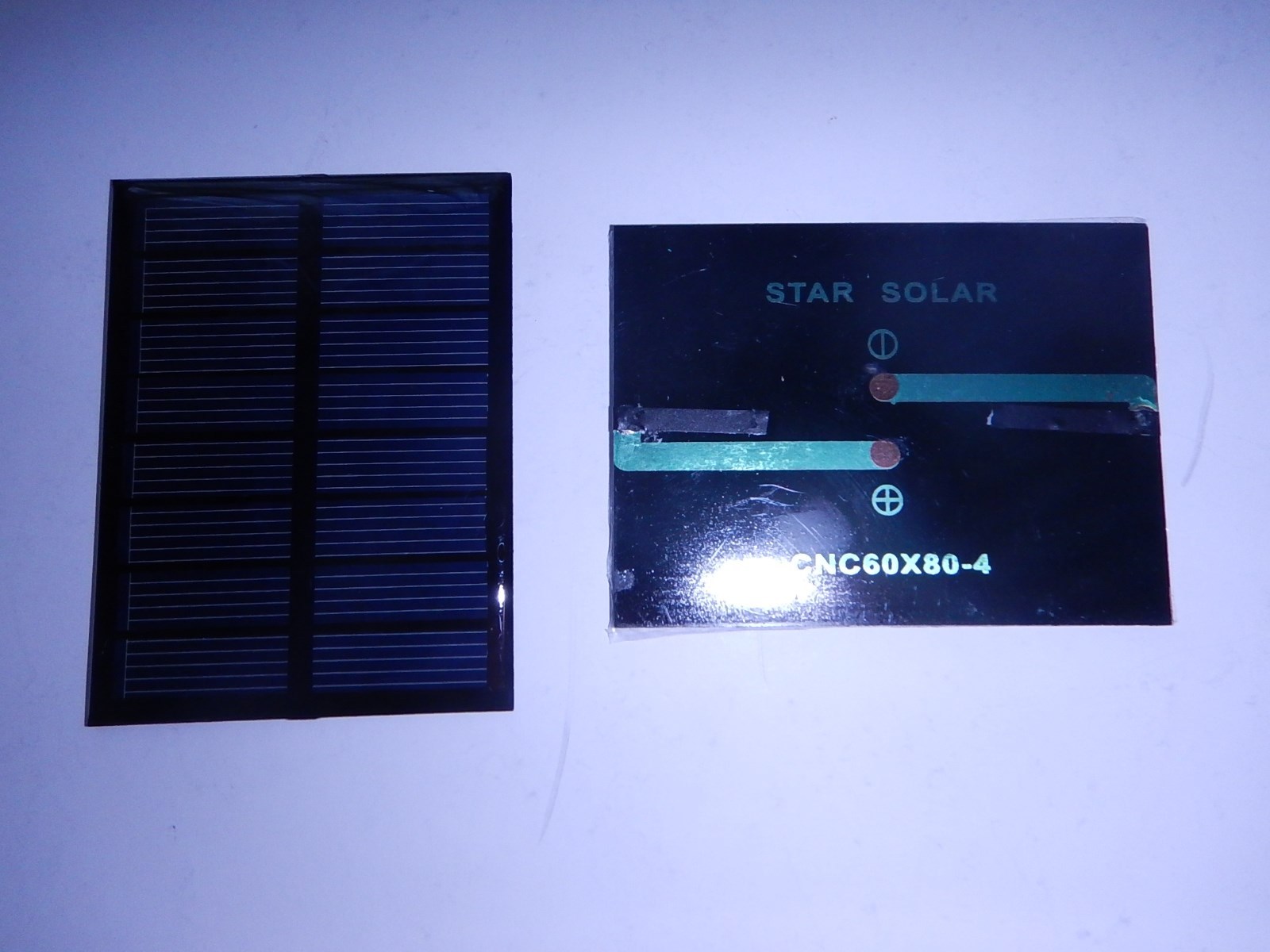 4V 150 mA. Mini Solar Panel epoxy encapsulated virtually indestructible .6watt