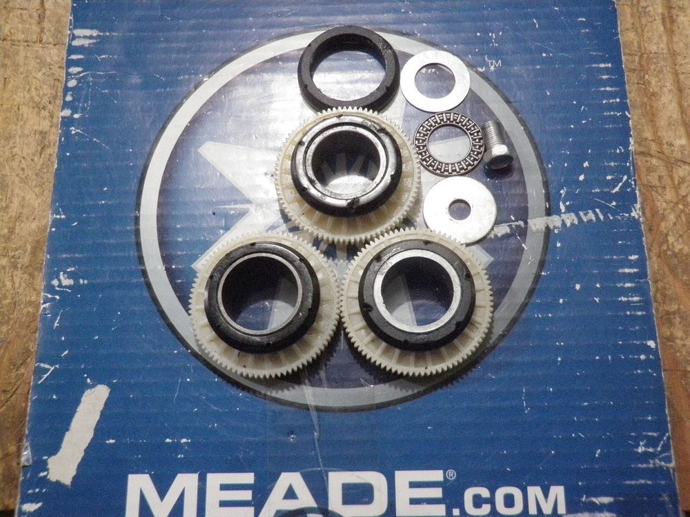 Meade DS2000 Telescope Mount Blue Black RA Ring Nut Thin