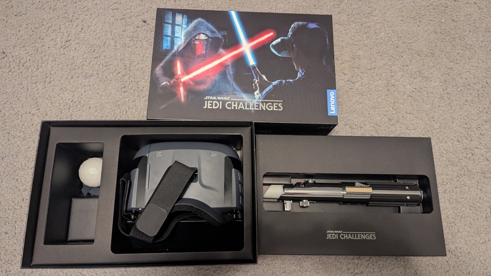 Lenovo Star Wars: Jedi Challenges VR Headset and Lightsaber Controller