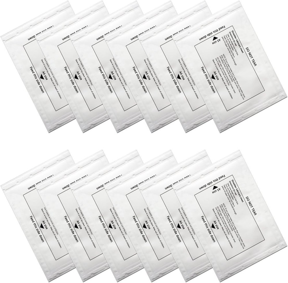 Jam Proof 24 Pack Paper Shredder Oil Sheets - For Lasting Sharpness & Efficiency