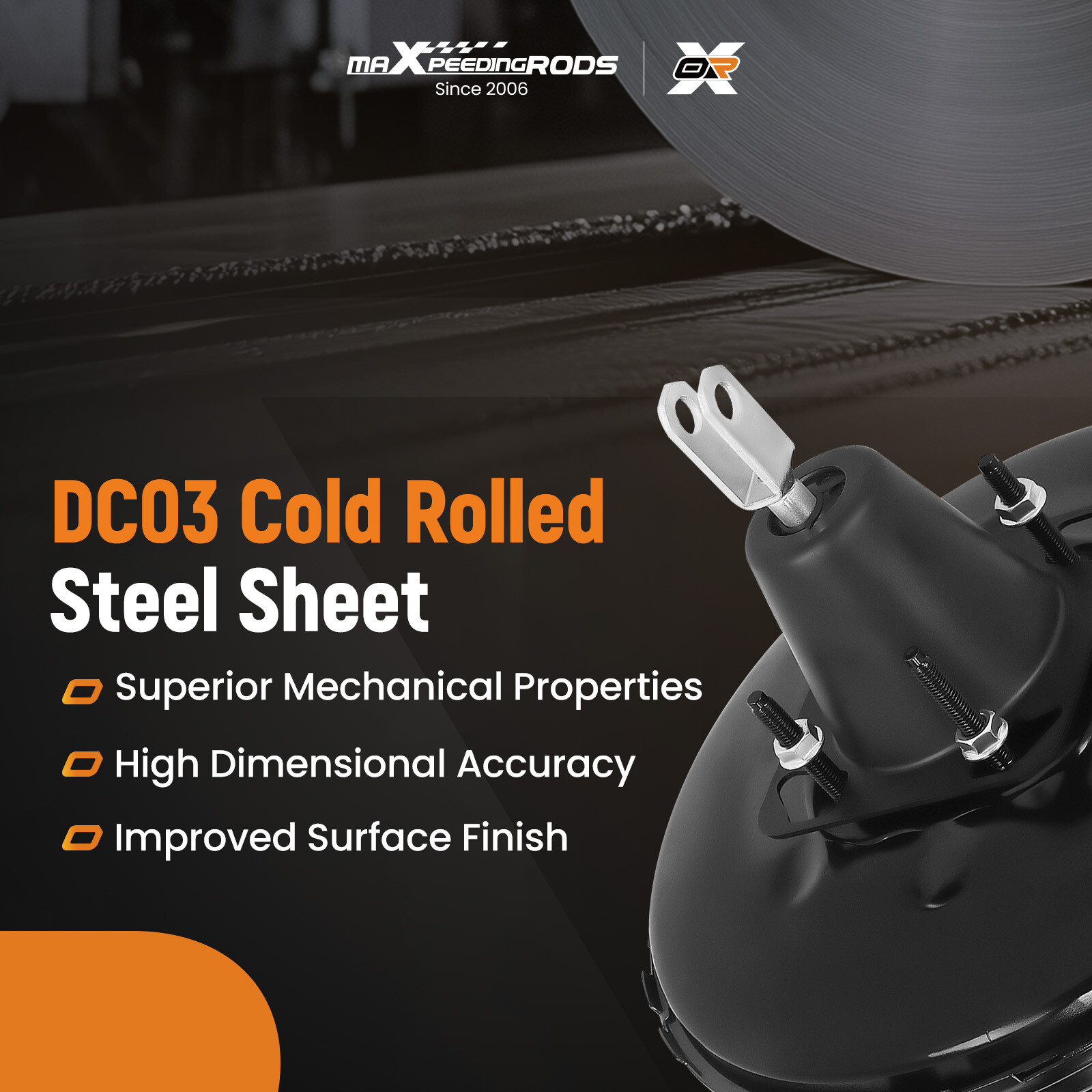 Power Brake Booster Vacuum For Ford Edge 2011-2014 54-72020 5472020